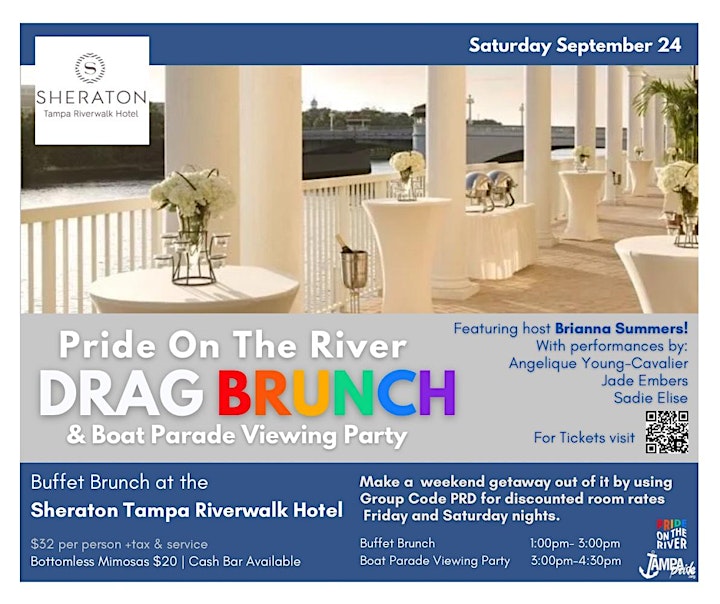 Pride on The River Drag Brunch & Boat Parade  Viewing Party image