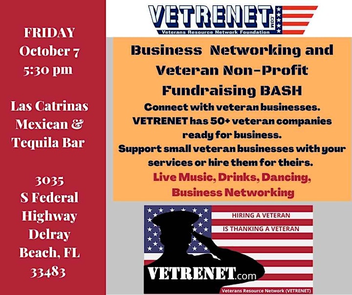 VETRENET Business Networking and Fundraising Bash image