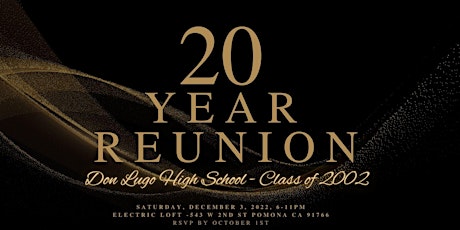 DAL Class of 2002 20 Year Reunion