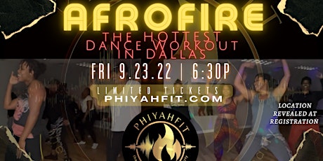 AFROFIRE on 9/23- the hottest afrobeat workout| Say Yes!