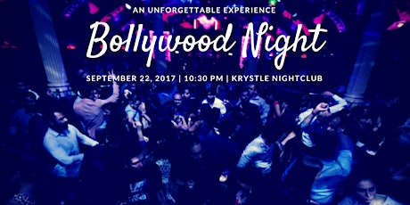 Bollywood Night - Krystle (Tickets available on door) primary image
