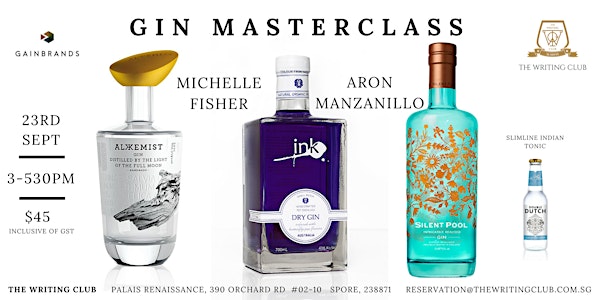 The Writing Club x Gain Brands - Gin Masterclass 