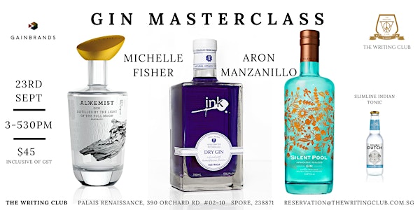 The Writing Club x Gain Brands - Gin Masterclass