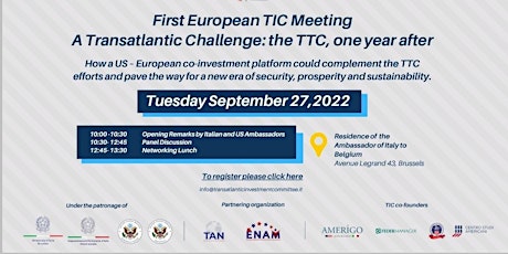 First European TIC Meeting - A Transatlantic Challenge