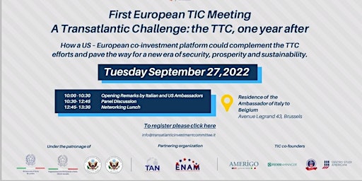 First European TIC Meeting - A Transatlantic Challenge