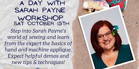 Sarah Payne Applique Workshop – 15th Oct primary image
