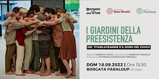 Hauptbild für Anteprima "I giardini della preesistenza" con Gabriele Vacis e PEM
