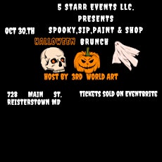 Spooky Sip,Paint & Shop Halloween Brunch