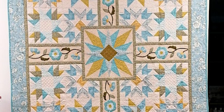 BLOCK OF THE MONTH. STAR MEDALLION QUILT WITH ROSEMARY primary image
