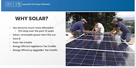 Hauptbild für Solarize Your Home, Maximize Tax Credits