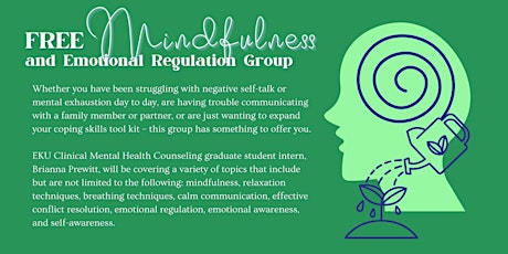FREE Mindfulness and Emotion Regulation Group