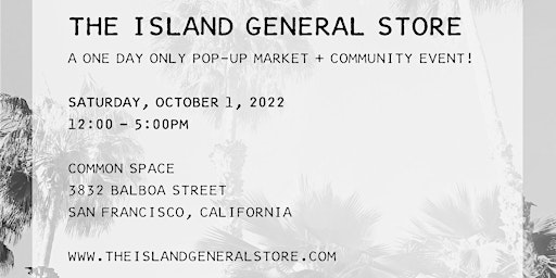 The Island General Store First Ever - One Day Pop Market!