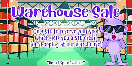Glitter Chimp Warehouse Sale - Meet/Greet