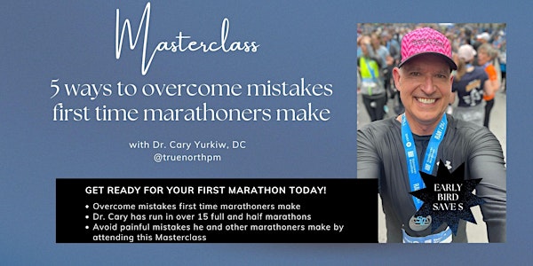 Masterclass for first time marathoners