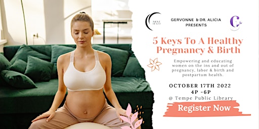 5 Keys  To  A Healthy Pregnancy & Birth