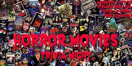 Horror Movies Trivia Night