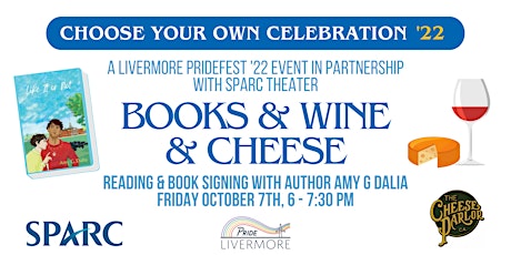 Pridefest 2022: Books, Wine & Cheese: A SPARC Reading