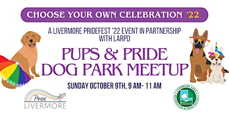 Pridefest 2022: Pups and Pride - Dog Park Meetup