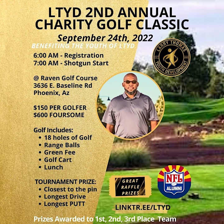 LTYD Charity Golf Tournament (Registration Open to Public) @Raven Golf Club image