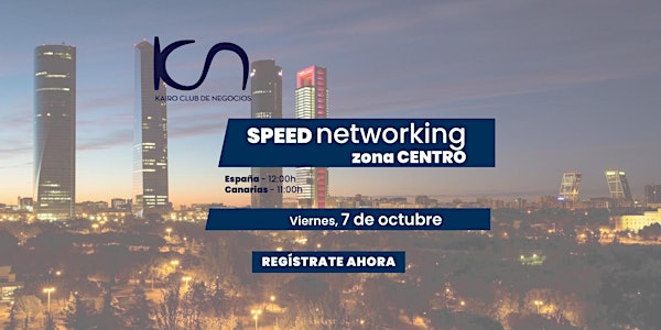 KCN Speed Networking Online Zona Centro - 7 de octubre