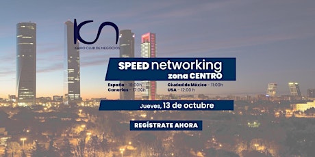 KCN Speed Networking Online Zona Centro - 13 de octubre