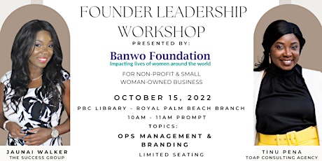 Founder Leadership Workshop (Women Summit - Series I)