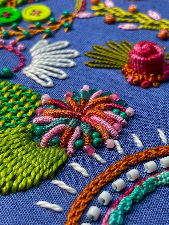 Dimensional Embroidery with wildboho image