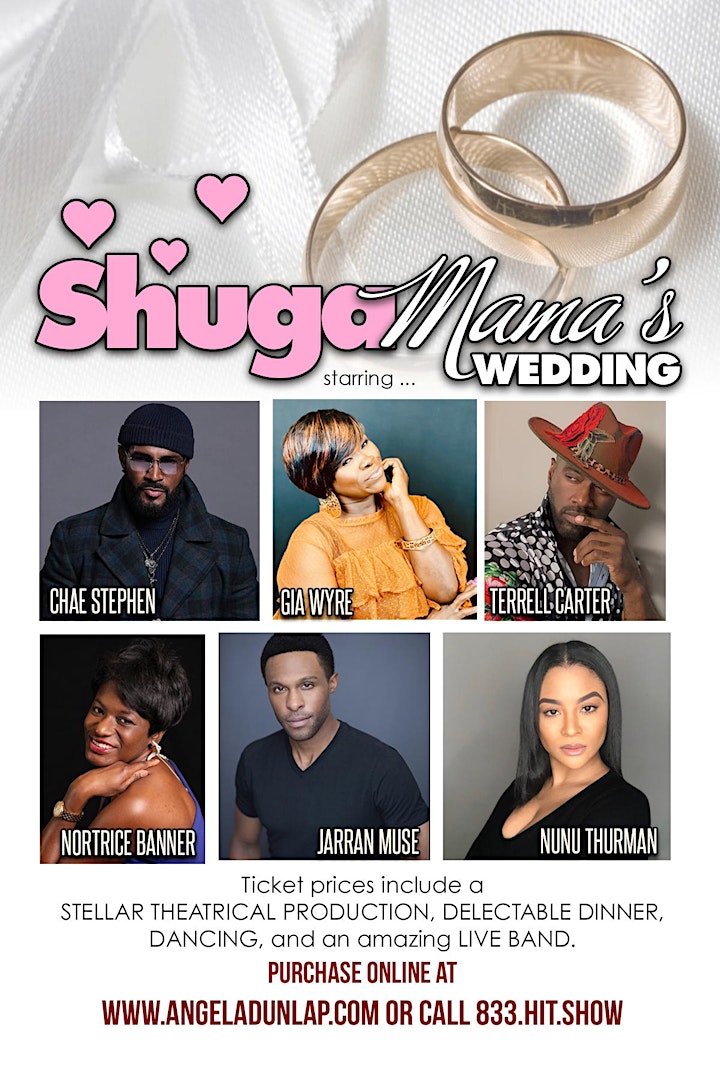 SHUGA MAMA'S WEDDING - A DYNAMIC INTERACTIVE PLAY WITH DELECTABLE DINNER image