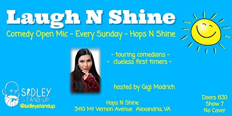 Hops N Shine Open Mic Night [stand-up comedy]