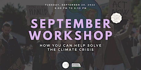 How You Can Help Solve the Climate Crisis: A Climate Week NYC Event primary image