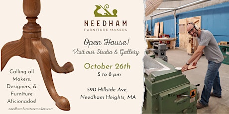 Needham Furniture Makers: OPEN HOUSE
