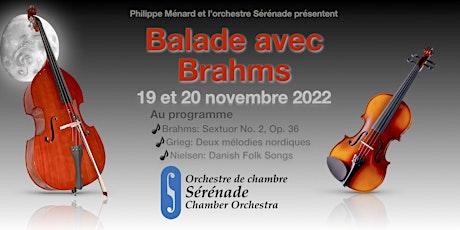 Concert  "Balade avec Brahms" - St-Bruno, 20 novembre 2022, 15h