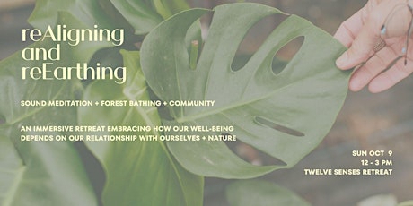 reAligning and reEarthing : Sound Meditation, Forest Bathing, Community