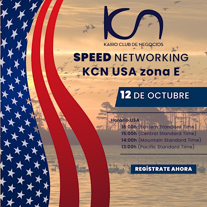 Imagen de KCN Speed Networking Online USA - 12 de octubre