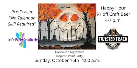 Halloween Nightmare Paint Party