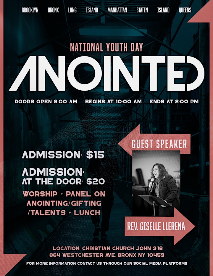 National Youth Day - NYC Anointed image
