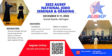 AUSKF 2022 National Jodo Seminar and Grading