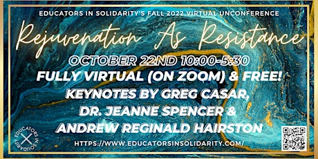 Educators in Solidarity Fall 2022 Virtual UnConference