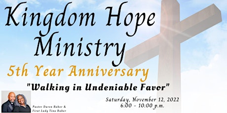 Kingdom Hope Ministry 5th Anniversary