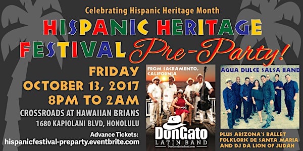 Hawaii's Hispanic Heritage Festival Pre-Party