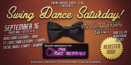 Swing Dance Saturday - 4th Swingaversary Edition! primary image
