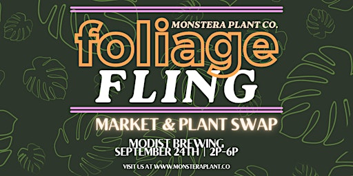 Foliage Fling Market & Plant Swap at Modist Brewing