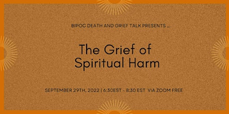 The Grief of Spiritual Harm