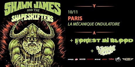 Image principale de CONCERT : SHAWN JAMES & THE SHAPESHIFTERS + FOREST IN BLOOD