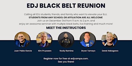 EDJ 2nd Annual Black Belt Reunion