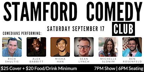 Stamford Comedy Club Presents: Rich Shultis, Misha Han & Friends