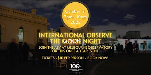 International Observe The Moon Night - Melbourne Observatory
