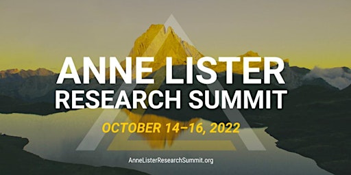 Anne Lister Research Summit 2022