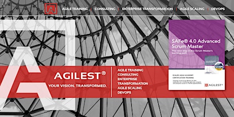 SAFe Agile Certificaiton Training Chicago - Advanced Scrum Master May 31 primary image