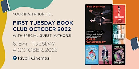 First Tuesday Book Club October 2022 with special guest authors!  primärbild